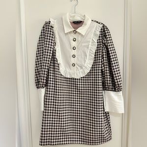 Sister Jane dress. With collar and button details